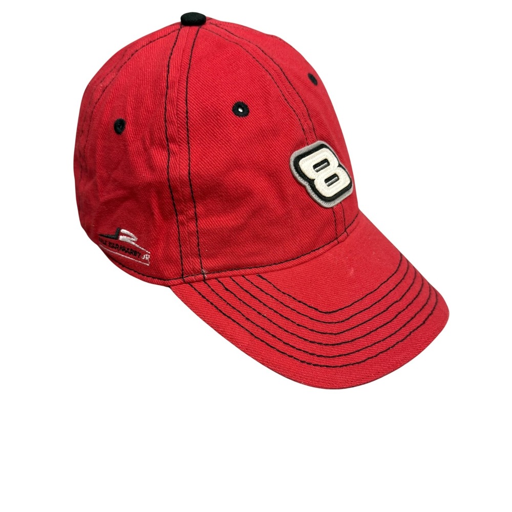 Budweiser Dale Earnhardt Jr Hat Cap Strap Back Mens One Size Red NASCAR Chase